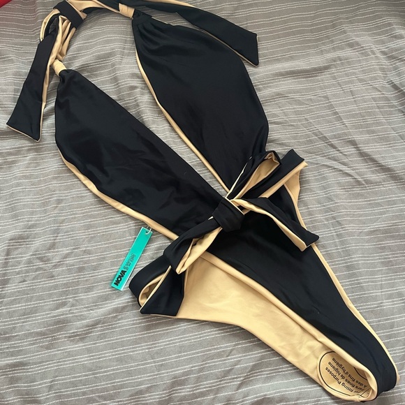 Call Me In Ibiza One Piece Swimsuit - Black/Combo - Picture 6 of 7